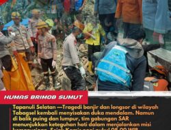 Operasi Kemanusiaan di Tengah Lumpur: Tim SAR Gabungan Temukan Korban Hilang di Huta Godang