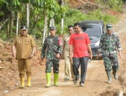Danrem 023/KS Kerahkan Alat Berat Percepatan Tanggap Darurat di Kecamatan Tapian Nauli