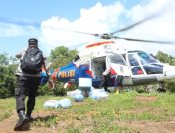 Tak Ada Jalan, Masih Ada Harapan: Polri Bawa Bantuan Udara untuk Rampa Tapteng