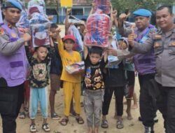 Tas dan Tawa Baru untuk Anak-anak Sibolga, Polda Sumut Pulihkan Trauma Pascabencana