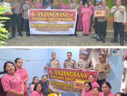 Natal Penuh Kasih: Polres Labusel Anjangsana Berbagi Kasih Kepada Personel Sakit Menahun