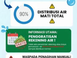 PDAM Mual Nauli Gratiskan Rekening Air Bulan November Sampai Distribusi Normal