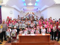 Dalam Doa dan Kasih, Kapolda Sumut Rayakan Natal Bersama Warga Terdampak Bencana di Adiankoting