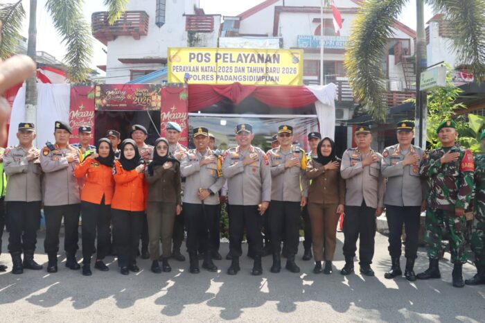 Kapolda Sumut Cek Kesiapan Pospam dan Posyan Operasi Lilin Toba 2025 di Padangsidimpuan