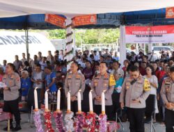 Kapolda Sumut Rayakan Natal Bersama Pengungsi di Tukka