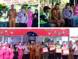 Kapolres Labusel Bersama Forkopimda Tinjau Pos PAM dan Pos Yan hingga Jalur Rawan