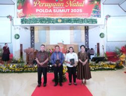 Kapolda Sumut Hadiri Perayaan Natal Polda Sumut 2025 di Gereja Oikumene Mapolda