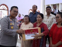 Keluarga Besar Polres Sibolga Laksanakan Natal Bersama Masyarakat