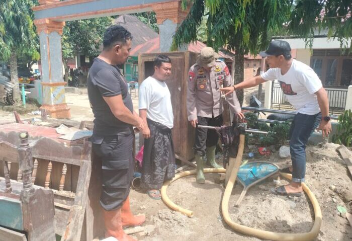Polda Sumut Bangun Sumur Bor untuk Warga Tapsel