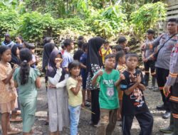 Polsatwa K-9 Polda Sumut Hadirkan Trauma Healing untuk Anak Korban Banjir di Batang Toru