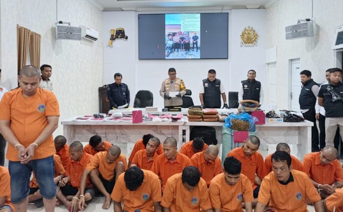 Dua Bulan Terakhir, Polres Madina Ungkap 18 Kasus Narkoba dan Amankan 20 Tersangka