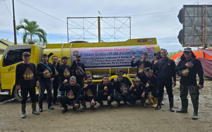 DPAC Pendawa Patumbak Ikuti Sterilisasi Pemulihan Sanitasi Lingkungan di Area Aceh Tamiang