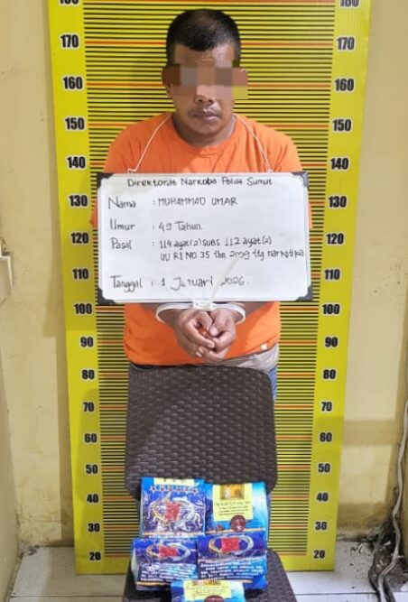 Polda Sumut Amankan 5 Kg Sabu di Jalur Lintas Sumatera