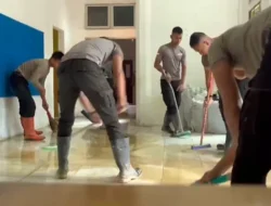 Bakti Taruna Akpol: Dari Bersihkan Posko Hingga Siap Pulihkan Rumah Warga Pascabencana di Aceh Tamiang