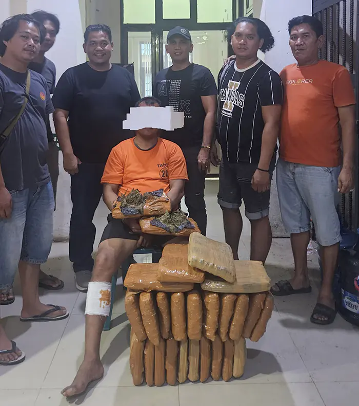 Bandar Narkoba Ambruk Ditembak Polisi di Labusel