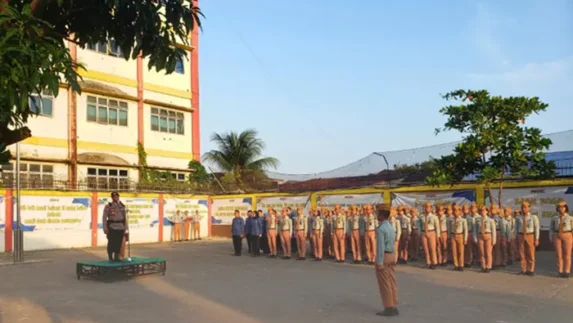 Brimob Polda Sumut Hadir di SMA Plus Taruna Akterlis Medan