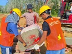 Brimob Sumut Turun Langsung Bangun Hunian Tetap, Warga Desa Napa Mulai Bangkit