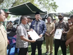 Bupati Baharuddin Imbau Warga untuk Memanfaatkan Pekarangan Rumah