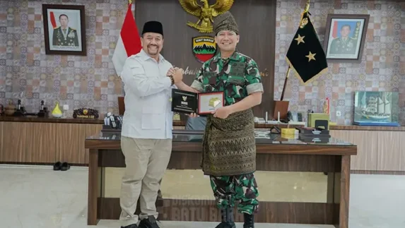 Bupati dan Wakil Bupati Batu Bara Audiensi dengan Pangdam I/BB