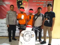 Dua Pelaku Jambret HP Mahasiswa di Jalinsum Cagar Alam Dibekuk Polsek Torgamba Kurang dari 12 Jam