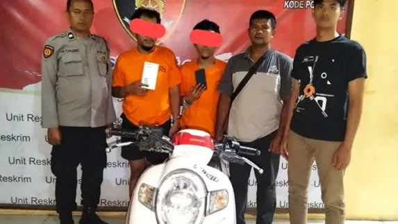 Dua Pelaku Jambret HP Mahasiswa di Jalinsum Cagar Alam Dibekuk Polsek Torgamba Kurang dari 12 Jam