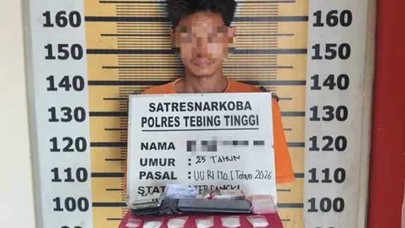 Gagalkan Transaksi Sabu di Kos-Kosan, Sat Resnarkoba Polres Tebingtinggi Amankan Seorang Pemuda