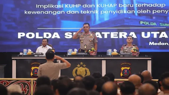 Kapolda Sumut Tekankan Transformasi Paradigma Penegakan Hukum Melalui Sosialisasi KUHP dan KUHAP Baru