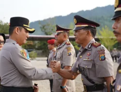 Kapolres Tapteng Pimpin Sertijab Kasat Reskrim, Kasat Samapta dan Kapolsek Sorkam