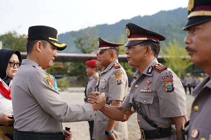 Kapolres Tapteng Pimpin Sertijab Kasat Reskrim, Kasat Samapta dan Kapolsek Sorkam