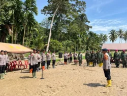 Kenaikan Pangkat di Tengah Misi Kemanusiaan, Brimob Polda Sumut Gelar Upacara Sederhana