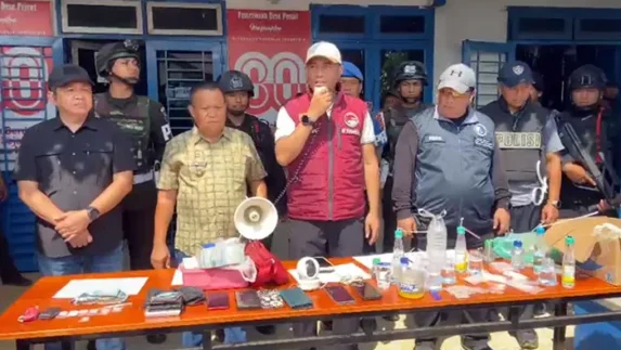 Polda Sumut Gerebek Sarang Narkoba di Percut Sei Tuan