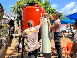 Polda Sumut Hadirkan Air Bersih untuk Warga Hutanabolon, Pasang Filter Air Nanotec Pada Sumur Bor
