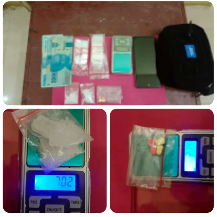 Satresnarkoba Polres Palas Bersama Polsek Sosa Ungkap Pengedar Narkoba