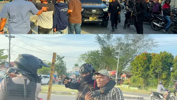 Satuan Brimob Polda Sumut dan Polres Belawan Amankan 17 Pelaku Pungli dan Narkoba