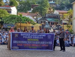 Satuan Lalu Lintas Polres Sibolga Gelar Police Goes to School di SMPN 2 Sibolga