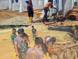 TNI dan Polri Percepat Pemulihan Warga, Dari Listrik Huntara Hingga Lahan Huntap