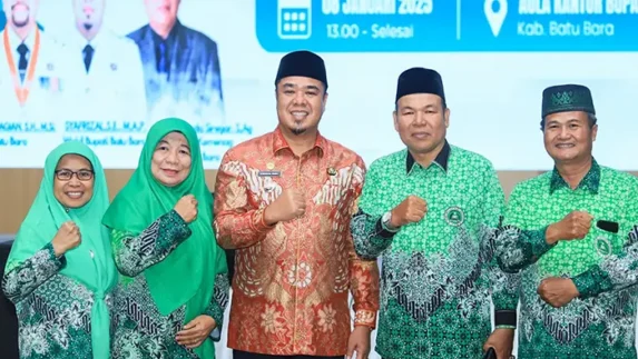 Wabup Syafrizal Hadiri Pelantikan Pengurus Daerah PGM Batu Bara Periode 2025–2030