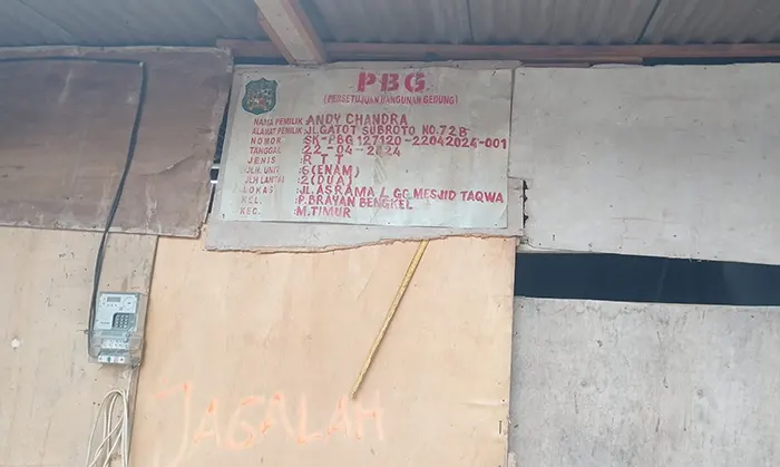 Bangunan di Jalan Asrama Diduga Salahi Aturan, Jumlah Pintu Lebih dari yang Tertera di PBG