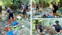 Brimob Polda Sumut Wujudkan Instruksi Presiden Lewat Aksi Bersih Sungai