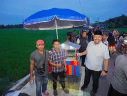 Dukung Ekonomi Kreatif Tingkat Desa, Bupati Batu Bara Kunjungi Sawah Viral Bahagia
