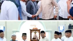 Bupati Labusel Hadiri Safari Ramadan di Masjid Nurul Iman PT Asam Jawa