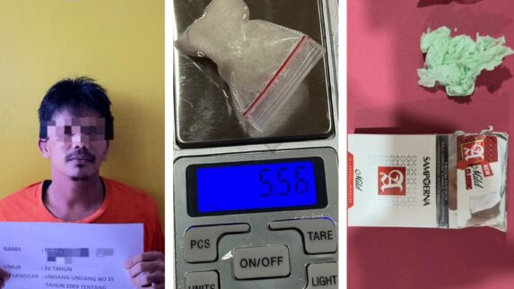 Polres Labusel Kembali Ungkap 5,56 Gram Narkoba di Sisumut