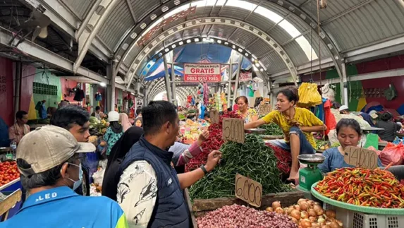 Jelang Ramadan Ditreskrimsus Polda Sumut Sidak Pasar di Medan