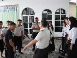Rutan Kelas I Medan Gelar Gotong Royong Bersihkan Masjid Sambut Ramadan