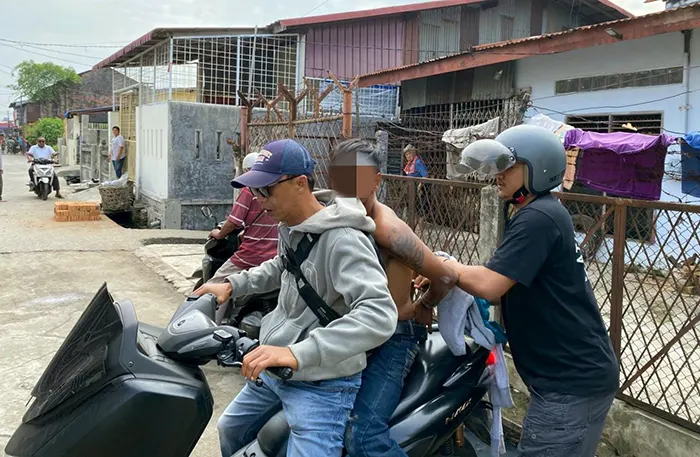 Sat Reskrim Polres Pelabuhan Belawan Tangkap Pelaku Perusa Kaca Bus di Depan Dermaga Bandar Deli