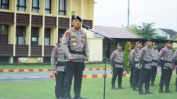 Siaga Hadapi Dinamika Keamanan, Personel Brimob Sumut Ikuti Apel Kesiapsiagaan