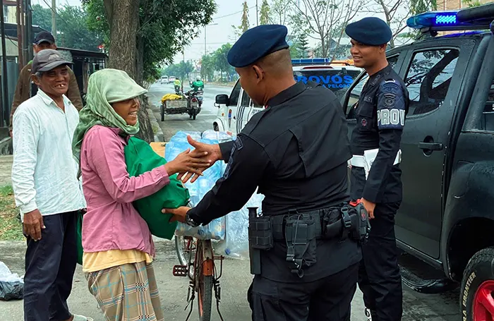 Tak Sekadar Tugas, Brimob Sumut Bawa Kepedulian Lewat Minggu Kasih