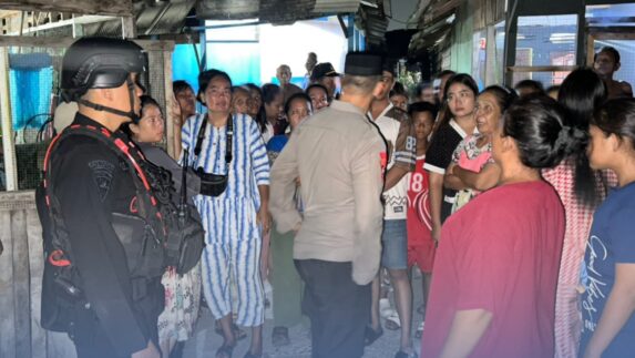 Jaga Stabilitas Keamanan, Brimob Sumut Turun Patroli di Kawasan Belawan