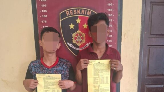 Polsek Tanjung Morawa Berhasil Amankan Dua Pelaku Pencurian Sepeda Motor