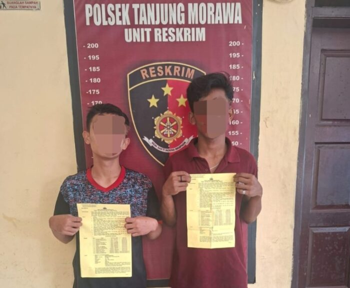 Polsek Tanjung Morawa Berhasil Amankan Dua Pelaku Pencurian Sepeda Motor